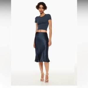 Slip Satin Midi Skirt size 2